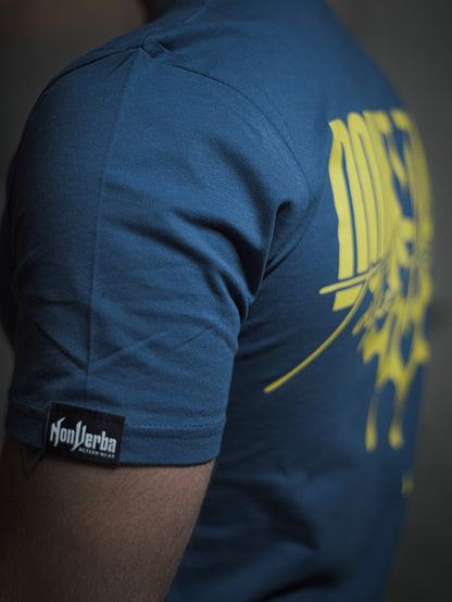 CAMISETA "DON'T TALK" AZUL