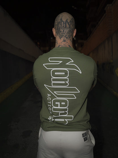 CAMISETA "IDENTITY"  VERDE + CAMISETA "FACTA NON VERBA" GRIS