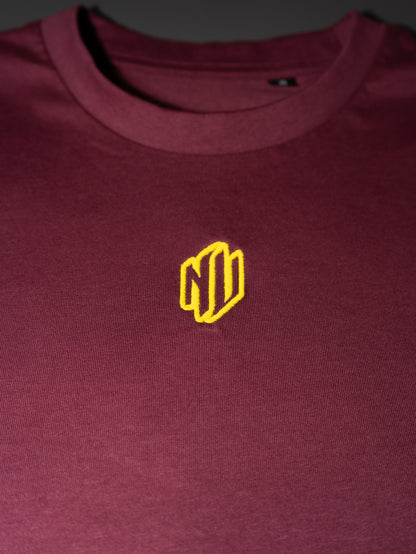 CAMISETA "BLOODY" GRANATE + CAMISETA "BALACLAVA" BLANCA/AZUL