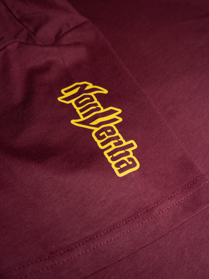 CAMISETA "BLOODY" GRANATE + CAMISETA "BALACLAVA" BLANCA/AZUL