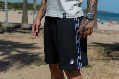 PANTALONES CORTOS "ACTION LINE" NEGROS