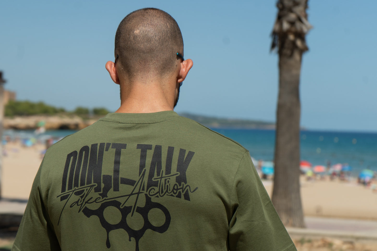 CAMISETA "DON'T TALK" VERDE