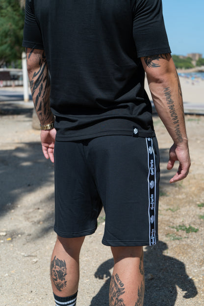 PANTALONES CORTOS "ACTION LINE" NEGROS