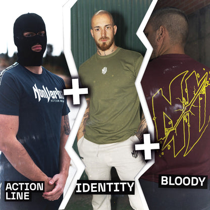 ACTION BRAND "ACTION LINE + IDENTITY + BLOODY"