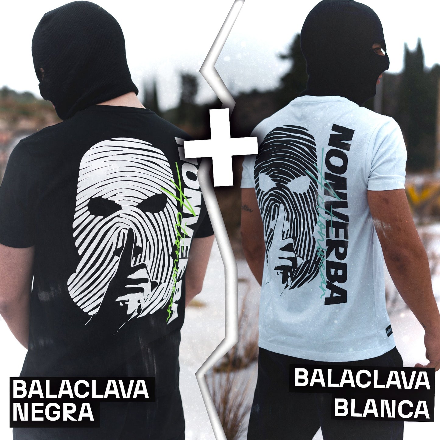 DON'T TALK "BALACLAVA NEGRA + BALACLAVA BLANCA"