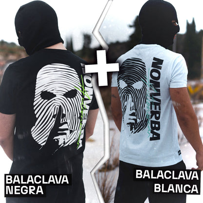 DON'T TALK "BALACLAVA NEGRA + BALACLAVA BLANCA"