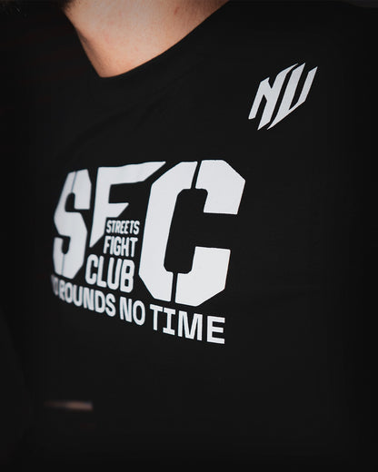 CAMISETA "NO ROUNDS NO TIME" NEGRA