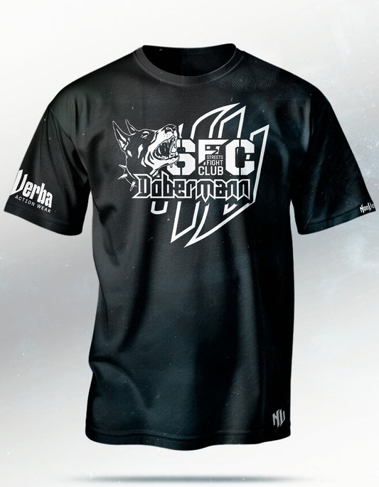 PREVENTA - CAMISETA "DOBERMAN" NEGRA
